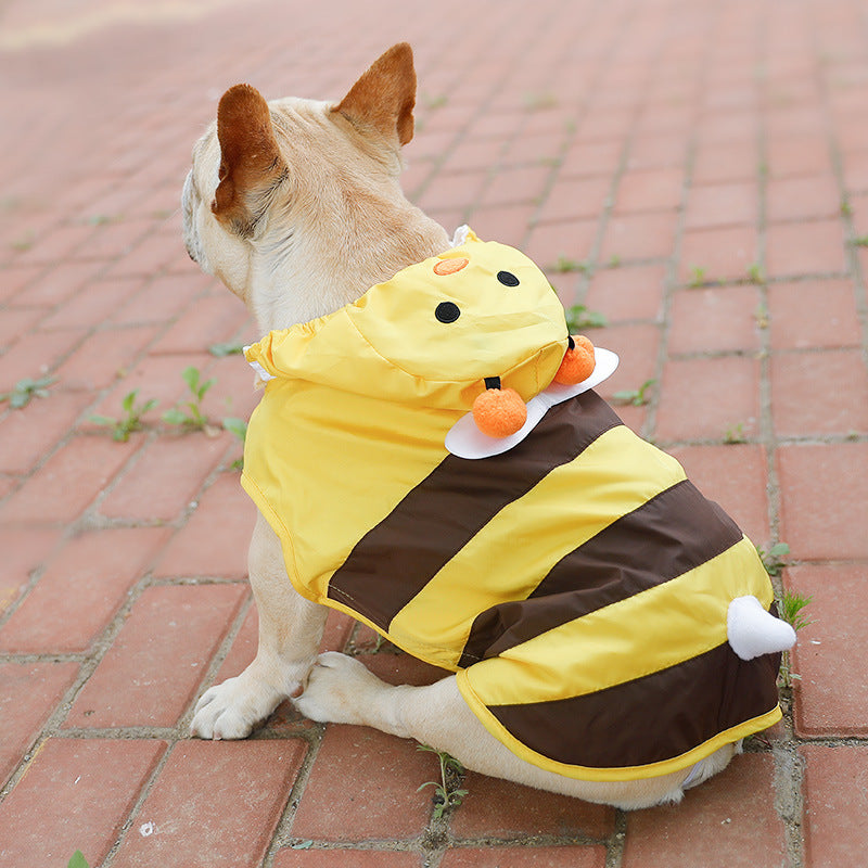 Waterproof Bee Costume for Pets – Cute & Protective Dog/Cat Outfit for All Weather