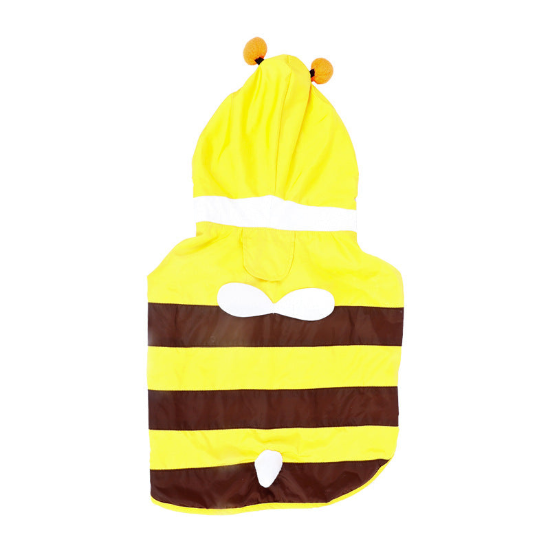 Waterproof Bee Costume for Pets – Cute & Protective Dog/Cat Outfit for All Weather