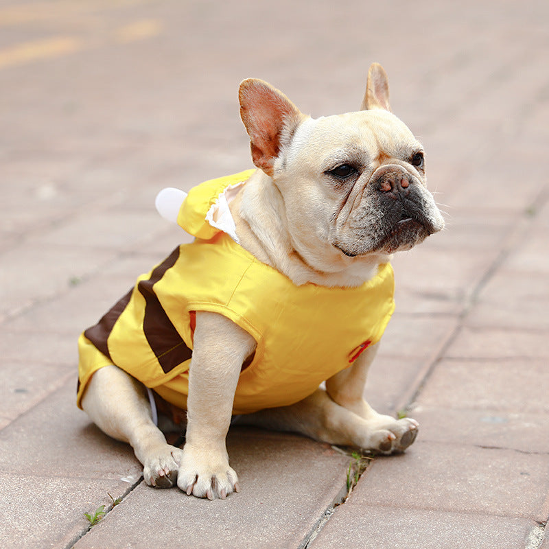 Waterproof Bee Costume for Pets – Cute & Protective Dog/Cat Outfit for All Weather