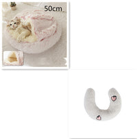 SnuggleHaven Pet Bed – Round Plush Bed for Cold Nights