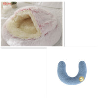 SnuggleHaven Pet Bed – Round Plush Bed for Cold Nights